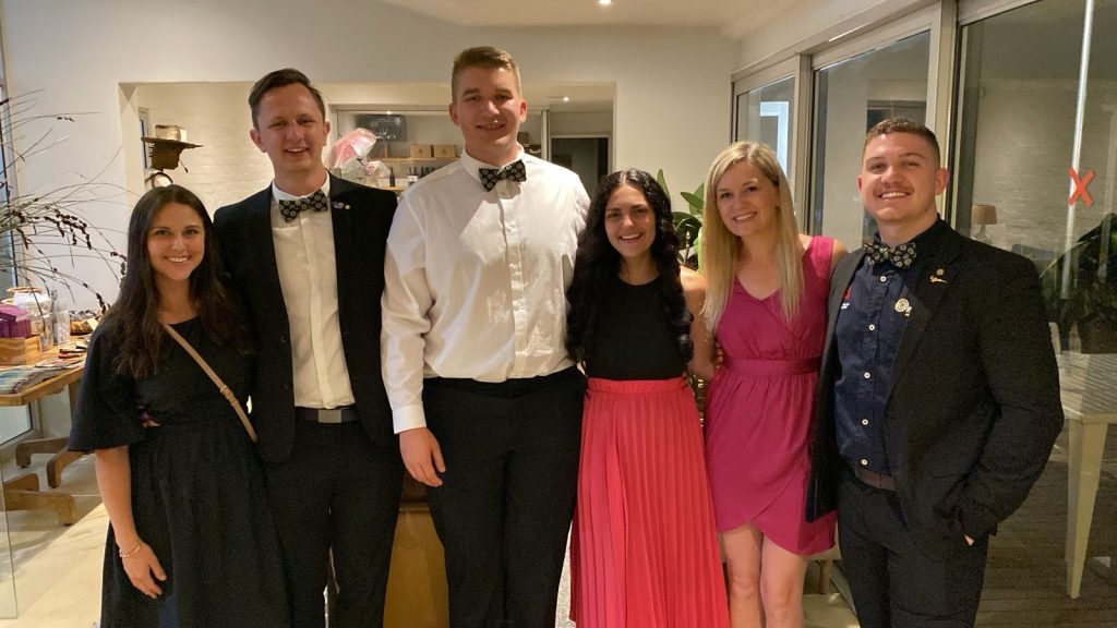 Members of Hermanus Round Table at the annual wine auction